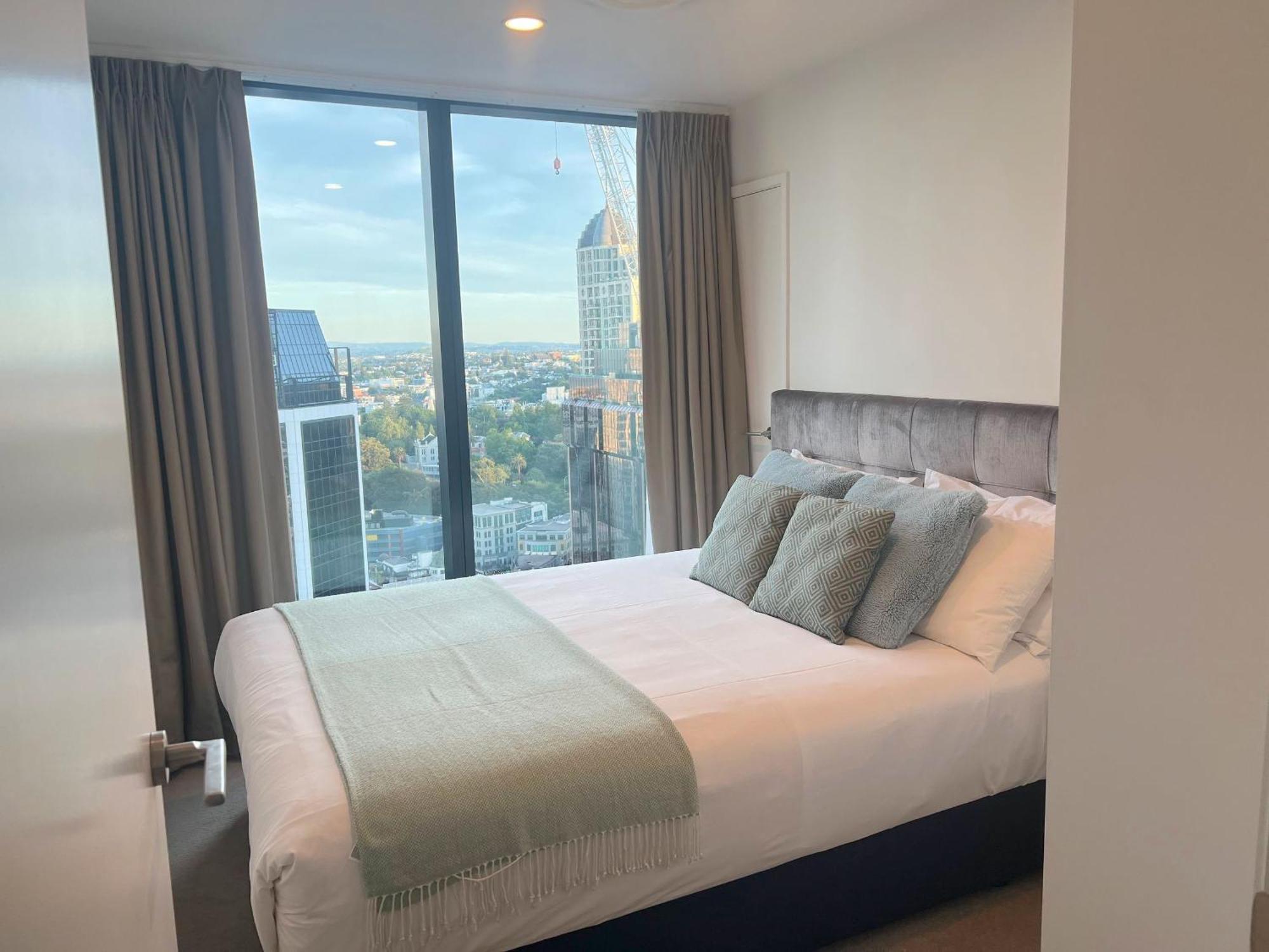 Gorgeous Seaview 2 Bedroom Apartment In Auckland Cbd Eksteriør billede