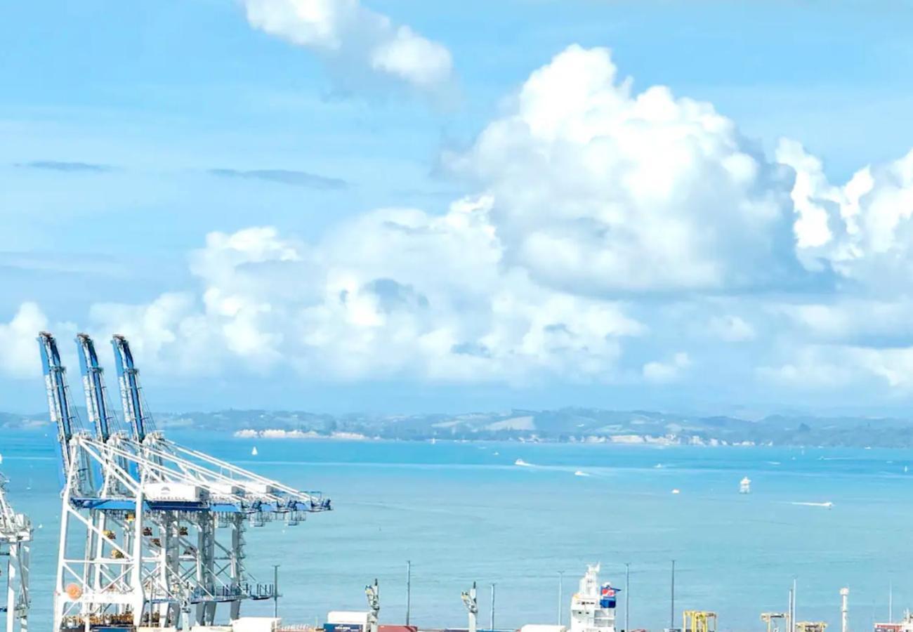Gorgeous Seaview 2 Bedroom Apartment In Auckland Cbd Eksteriør billede