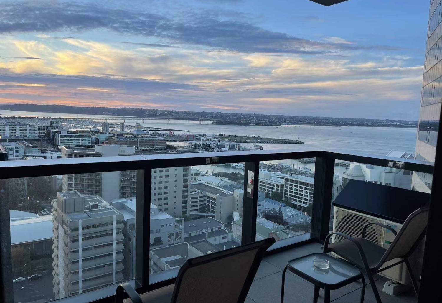 Gorgeous Seaview 2 Bedroom Apartment In Auckland Cbd Eksteriør billede