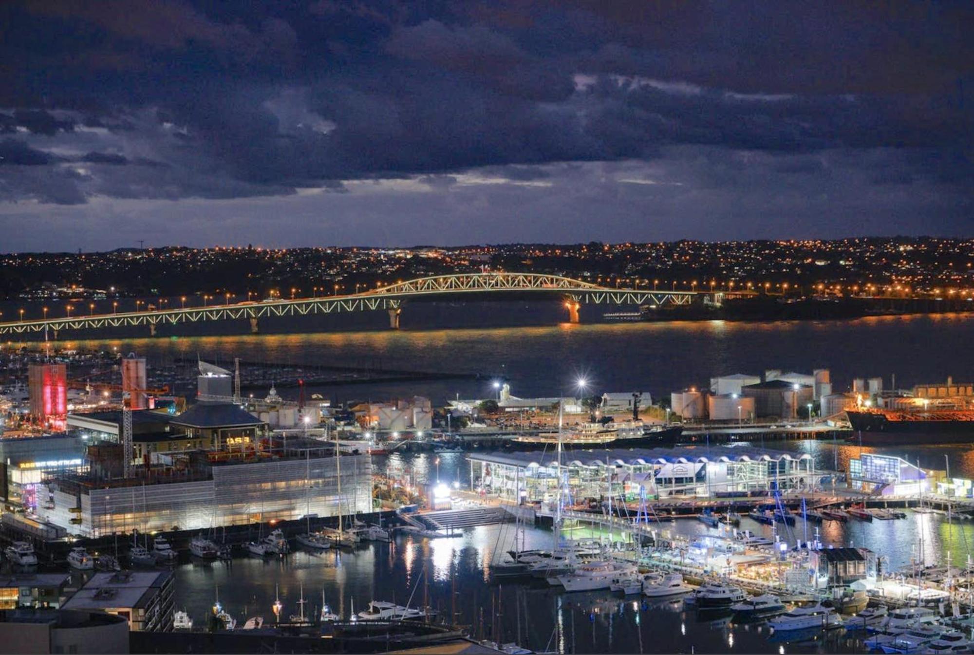 Gorgeous Seaview 2 Bedroom Apartment In Auckland Cbd Eksteriør billede